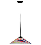 18"W Metro Fusion Pizza Contemporary Pendant