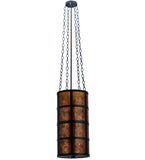 12"W Truffle Mission Rustic Lodge Pendant