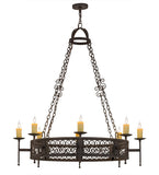 48"W Toscano 8 Lt Victorian Rustic Lodge Chandelier