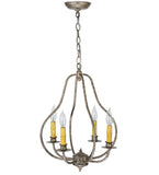 15"W Epare 4 Lt Gothic Pendant