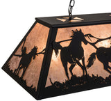 33"L Wild Horses Southwestern Island/Billiard