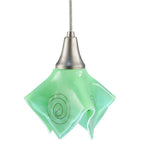 8"W Metro Fusion Fiddleheads Handkerchief Mini Pendant