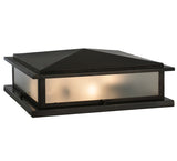 18"Sq Seneca Prime Modern Pier Mount