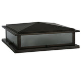 18"Sq Seneca Prime Modern Pier Mount