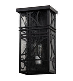 9"W Revival Deco Outdoor Wall Sconce