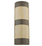 8.25"W Cilindro Old World Contemporary Wall Sconce