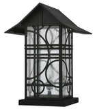 15.75"W Revival Deco Post Mount