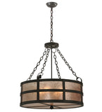 26.25"W Truffle Inverted Mission Gothic Pendant