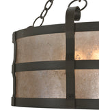 26.25"W Truffle Inverted Mission Gothic Pendant