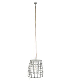 21.75"W Basket Industrial Pendant
