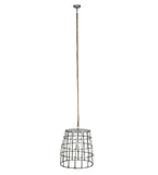 21.75"W Basket Industrial Pendant