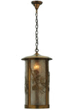 14"W Fulton Lone Pine Outdoor Pendant