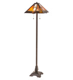61"H Montana Mission Southwest Tiffany Floor Lamp