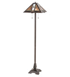61"H Montana Mission Southwest Tiffany Floor Lamp