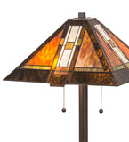 61"H Montana Mission Southwest Tiffany Floor Lamp