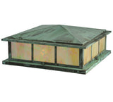 20"Sq Seneca Double Bar Mission Pier Mount