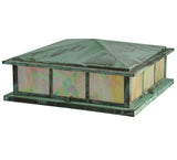 20"Sq Seneca Double Bar Mission Pier Mount