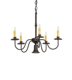 22"W Eden 6 Lt Chandelier