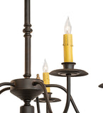 22"W Eden 6 Lt Chandelier