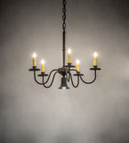 22"W Eden 6 Lt Chandelier