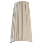 9"W Channell Tapered & Pleated Modern Fabric Wall Sconce