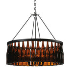 37"W Tuscan Vineyard Estate 36 Wine Bottle Chandelier