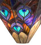 14"W Peacock Wall Sconce