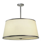 25.5"W Cilindro Cream Contemporary Pendant