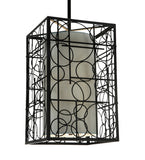 26"Sq Revival Deco Pendant