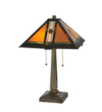 22"H Montana Mission Tiffany Table Lamp