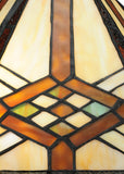 26"H Tiffany Crosshairs Mission Southwest Table Lamp