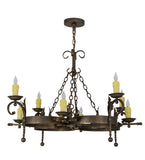 42"W Andorra 8 Lt Victorian Chandelier