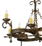42"W Andorra 8 Lt Victorian Chandelier