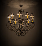 42"W Phillipe 10 Lt Victorian Chandelier