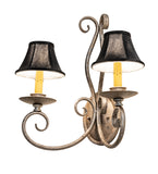 16"W Phillipe 2 Lt Traditional Wall Sconce