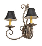 16"W Phillipe 2 Lt Traditional Wall Sconce