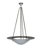 31"W Metro Fusion Super Nova Fused Glass Inverted Pendant