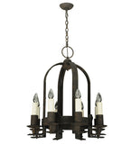 26.25"W Aragon 8 Arm Gothic Chandelier