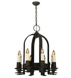 26.25"W Aragon 8 Arm Gothic Chandelier