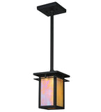 6"Sq Portico Mission Ceiling Pendant