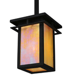 6"Sq Portico Mission Ceiling Pendant