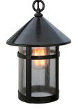 8"W Craftsman Signature Fulton Lantern Outdoor Pendant