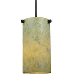 3.4"W Jadestone Light Green Contemporary Mini Pendant