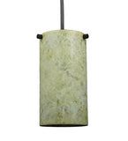 3.4"W Jadestone Light Green Contemporary Mini Pendant