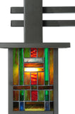 36"L Hausman Mission 4 Lt Tiffany Chandelier
