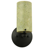 5"W Cilindro Jadestone Contemporary Lodge Wall Sconce