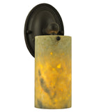 4"W Cilindro Jadestone Contemporary Wall Sconce