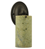 4"W Cilindro Jadestone Contemporary Wall Sconce