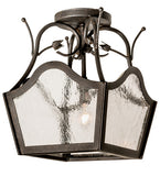 10"Sq Terena Semi-Flushmount