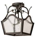 10"Sq Terena Semi-Flushmount